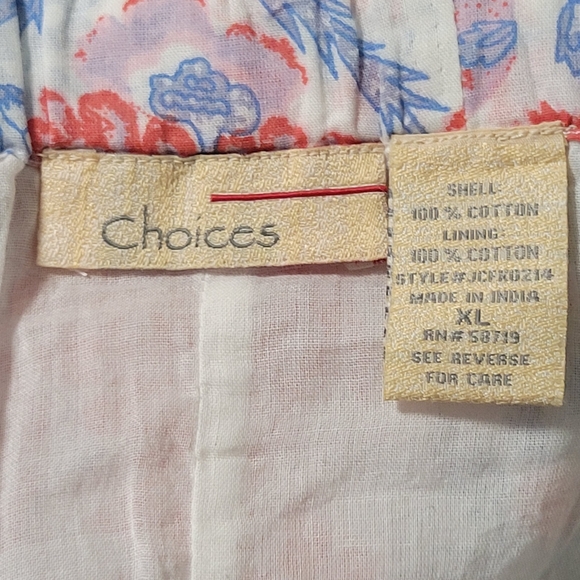 Choices' multi-print cotton skirt - Picture 6 of 7